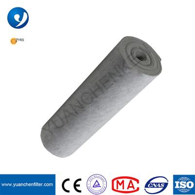 Pano de filtro de poeira de ar industrial de feltro não tecido industrial para fábrica de cimento