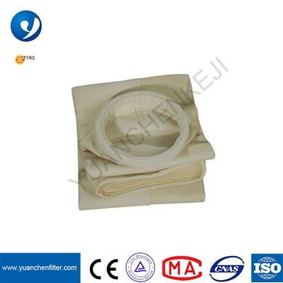 Saco de filtro de poeira de poliéster acrílico industrial para fábrica de cimento Fornecimento de bolsas de filtro para coletores de pó chineses