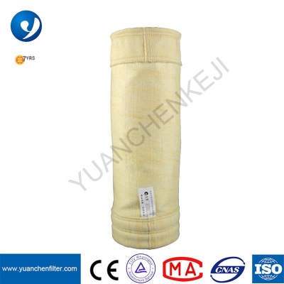 FMS fibra de vidro agulhado feltro saco de filtro coletor de poeira de alta qualidade tecido não tecido indústria de polímero FMS saco de filtro