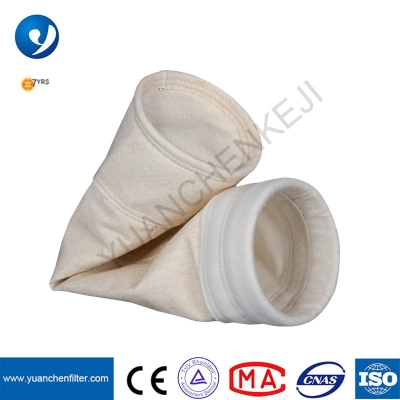 Coletor de poeira industrial não tecido NOMEX filtros de poeira manga filtro meia saco de filtro de aramida
