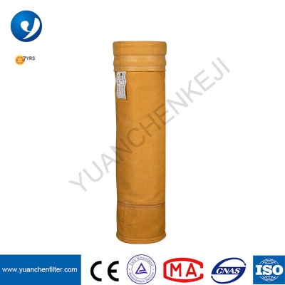 saco de filtro P84 de alta temperatura do coletor de poeira industrial com revestimento de PTFE
