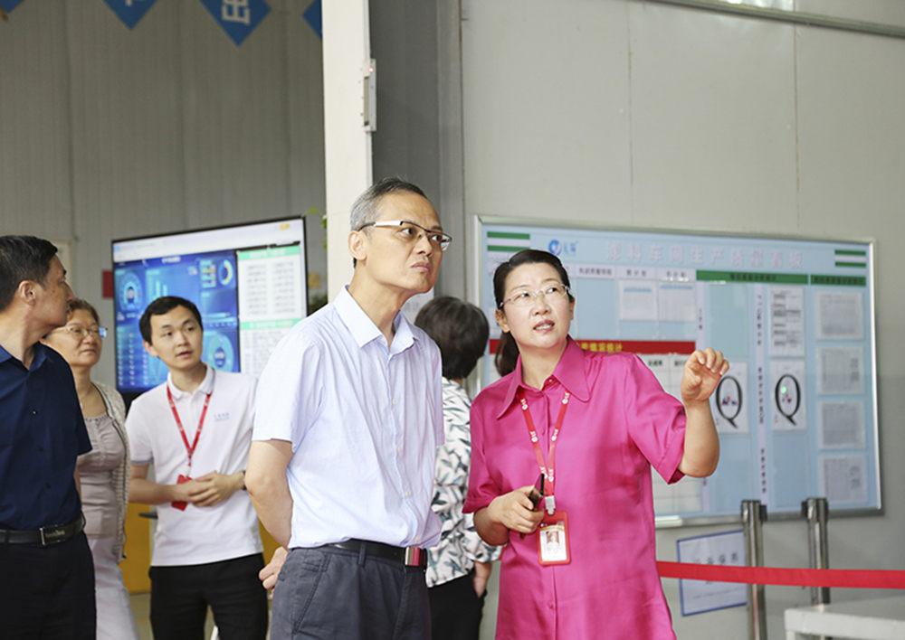 Luo Hong, vice-diretor do Departamento de Meio Ambiente Ecológico da Província de Anhui, e seu grupo visitaram a Yuanchen Technology para pesquisa e orientação
